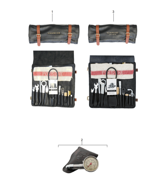Diagram 001-000 Porsche 996 C4 3.4L 1997-08/01 Accessori e altri 