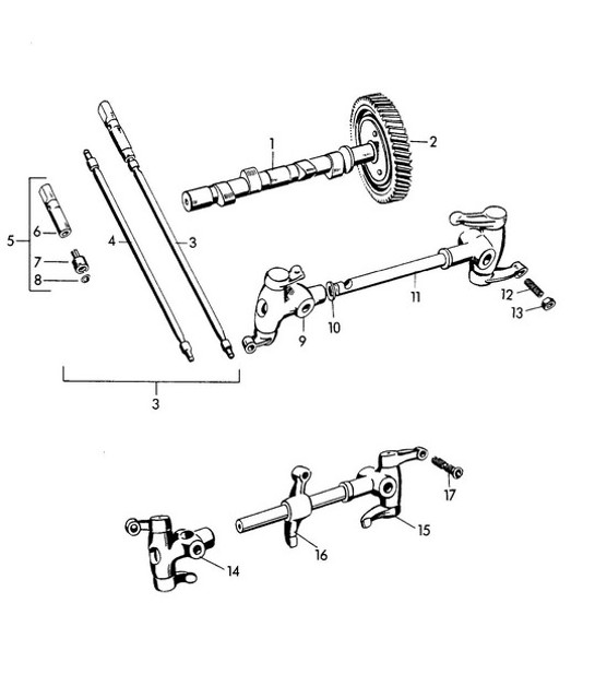 Diagram 103-015 Porsche Cayenne Coupe Turbo S E-Hybrid V8 4.0L 550CV 