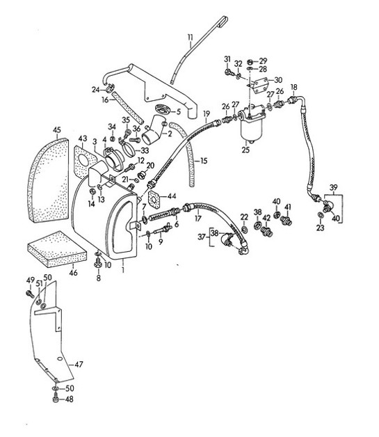 Diagram 104-010 Porsche Cayenne GTS V8 4.8L Benziner 400 PS Motor