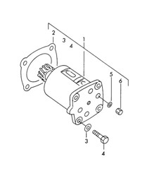 油泵（型号：CARRERA 1600 GS/GT）356、356A 1950-1959