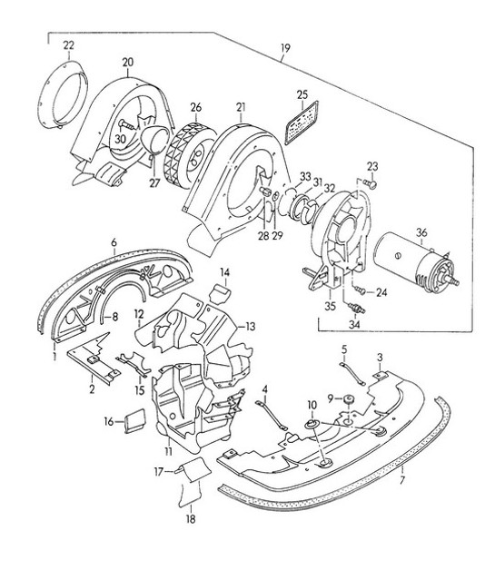 Diagram 105-007 Porsche Cayenne Coupé Turbo V8 4.0L Benziner 550 PS 