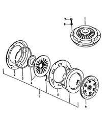 Kupplung - G 25 001 >> (Modell: 716/0/1/2/3, 716/4/5) 356, 356A 1950-1959