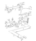 Hand Lever System, Pedal Cluster  356 (1950-1965)