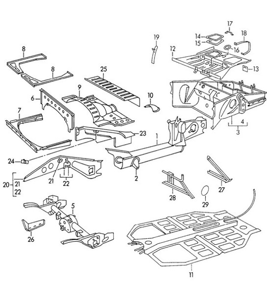 Diagram 801-010 Porsche Macan (95B) MK2 2019-2021 