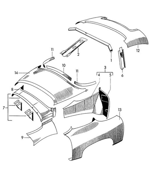 Diagram 802-010 Porsche Cayman GT4 3.8L 2015-16 Carrozzeria