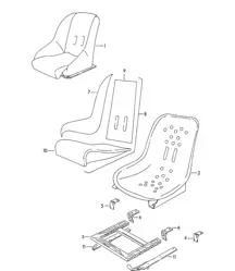 Voorstoel (Model: SPEEDSTER) 356 / 356A 1950-1959