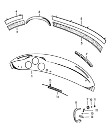 Dashboard (Model: SPEEDSTER) 356 / 356A 1950-1959