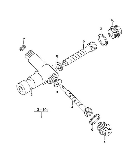 Diagram 906-010 Porsche 992 涡轮增压  3.8L 