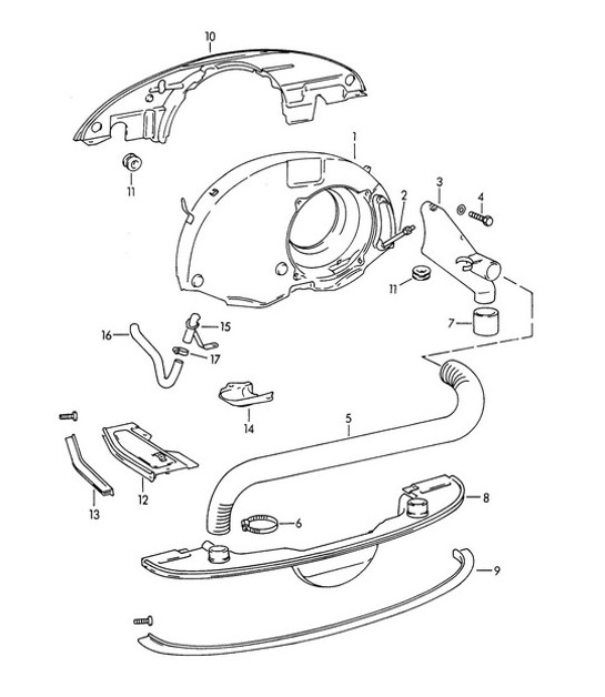 Diagram 105-005 Porsche 开曼718C(982C)2017>> 引擎