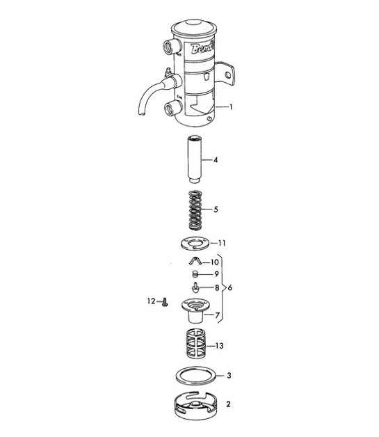 Diagram 107-030 Porsche Cayman 987C/981C (2005-2016) Engine