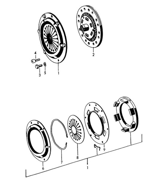 Diagram 301-000 Porsche Cayman 987C/981C (2005-2016) Transmission