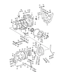 Caja de transmisión con suspensión de transmisión 356B / 356C 1960-1965