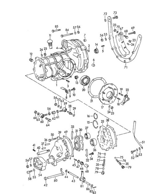 Diagram 302-000 Porsche Cayenne V6 3.0L Diesel 245HP Transmission