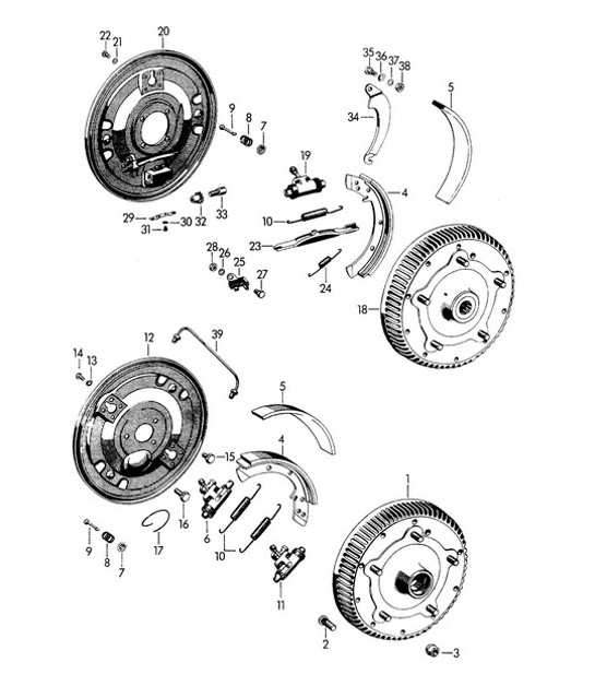 Diagram 602-000 Porsche Boxster GTS 718 4.0L PDK (400 Bhp) Wheels, Brakes