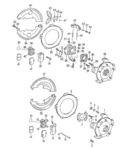 Diagram 602-005 Porsche Cayenne Turbo / Turbo S 4.8L 2007>> Wheels, Brakes
