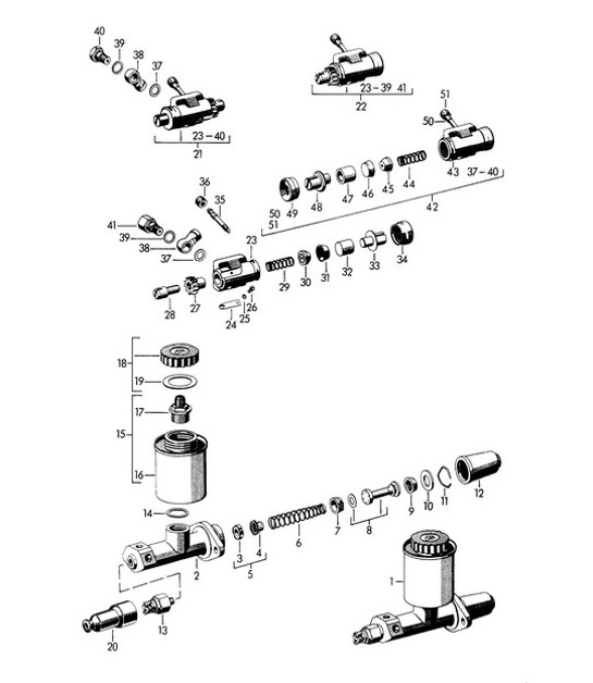 Diagram 604-000 Porsche 993 (911) TURBO 1994-96 Wheels, Brakes