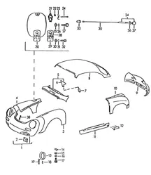 Rivestimento esterno 356B / 356C 1960-1965