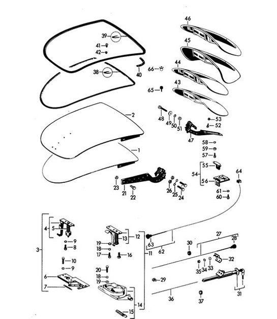 Diagram 803-000 Porsche Cayenne S V8 4.2L Diesel 382 CV Carrozzeria