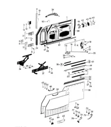 Door with Accessories 356B / 356C 1960-65