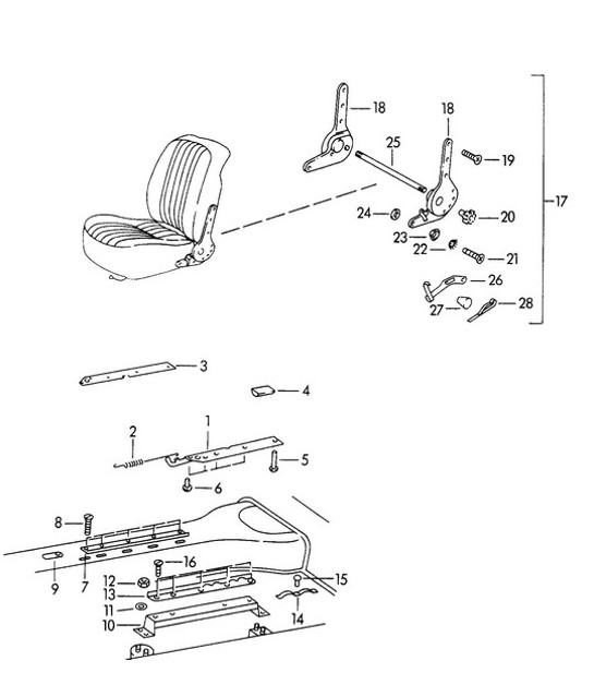 Diagram 808-005 Porsche Cayenne Turbo 4.5L 2003>> Body