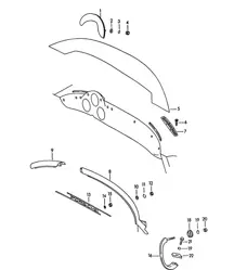 Dashboard / Accessories (Model: ROADSTER) 356B / 356C 1960-65