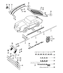 装饰配件 356B / 356C 1960-65