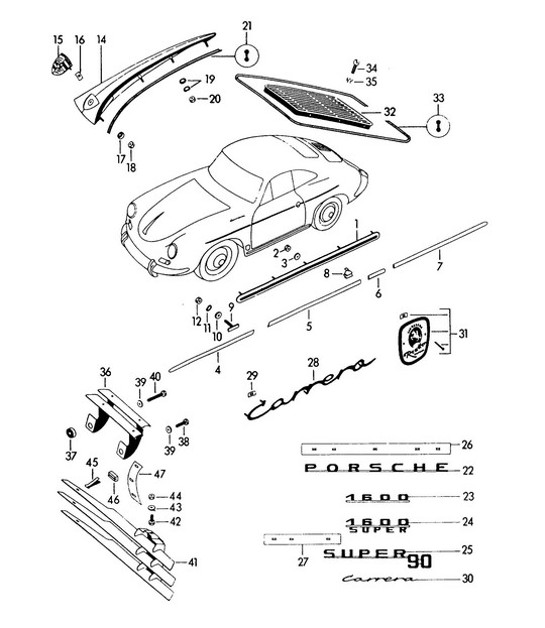 Diagram 810-000 Porsche Cayenne Coupe Turbo S E-Hybrid V8 4.0L 550CV 