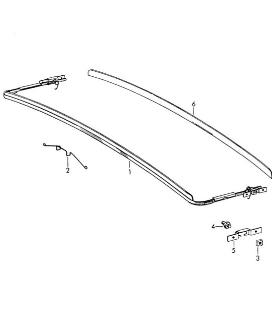 Diagram 811-010 Porsche 911 & 912 (1965-1989) Body