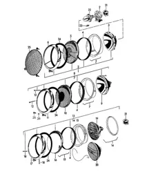 Headlamp 356B / 356C 1960-65