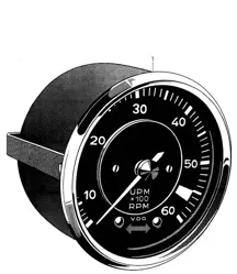 Tachymètre / Électrique 356B / 356C 1960-65