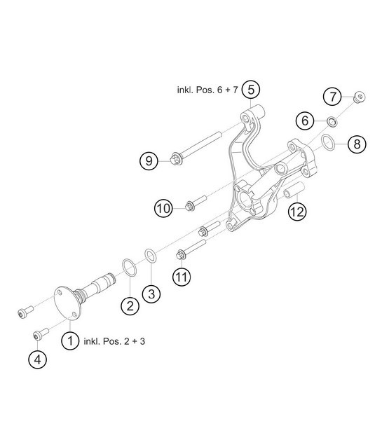 Diagram 1.1-12 Porsche Cayenne 92A (958) 2010-2017 Engine