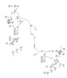 Conduite de distribution de carburant 718 Cayman GT4 RS Clubsport 2020-2024