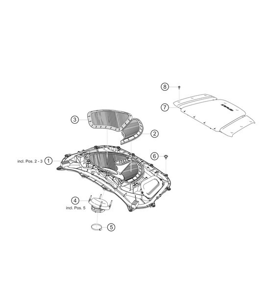 Diagram 1.1-22 Porsche Cayenne Coupe Turbo V8 4.0L Petrol 550Hp 