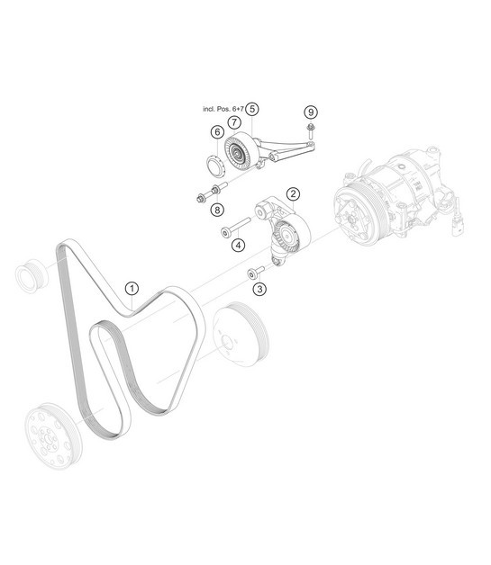 Diagram 1.1-23 Porsche 993 (911) C2S 1994-97 Engine