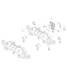 Auspuffschalldämpfer 718 Cayman GT4 RS Clubsport 2020-2024