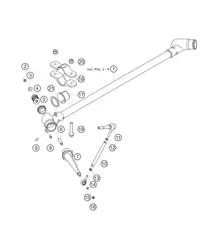 Anti-roll bar front 718 Cayman GT4 RS Clubsport 2020-2024