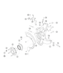 Montante posteriore 718 Cayman GT4 RS Clubsport 2020-2024