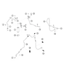 Kältemittelleitung und Trockner 718 Cayman GT4 RS Clubsport 2020-2024