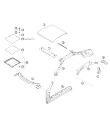 Cofano motore 718 Cayman GT4 RS Clubsport 2020-2024
