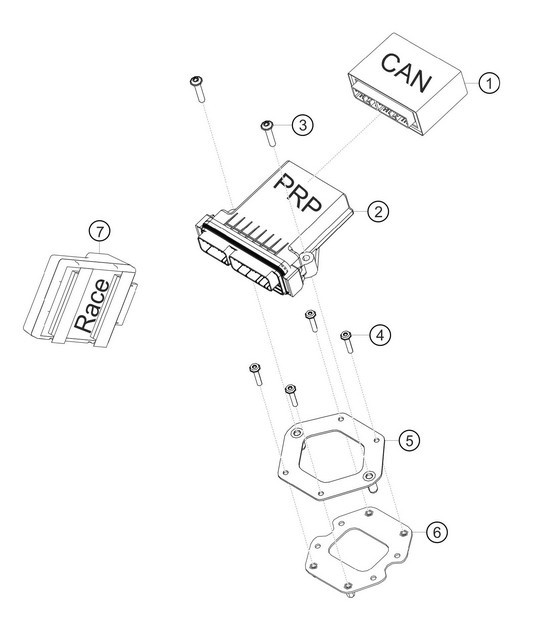 Diagram 9.9-10 Porsche Cayman 987C/981C (2005-2016) Electrical equipment