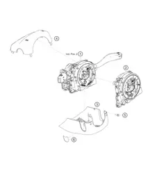 Steering column switch 718 Cayman GT4 RS Clubsport 2020-2024