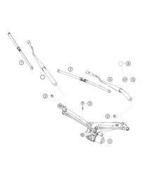 Système d'essuie-glace 718 Cayman GT4 RS Clubsport 2020-2024