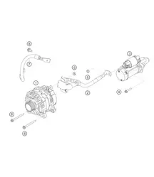 Generador / Arranque 718 Cayman GT4 RS Clubsport 2020-2024