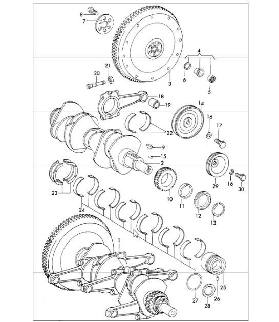 Diagram 102-00 Porsche Cayenne 9YA 2018-2023 