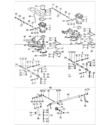 carburettor system with - SOLEX 40 PI-1 - for 911 UPTO 1968