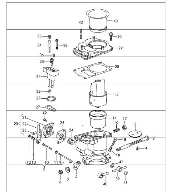 Diagram 107-07 Porsche 911 & 912 (1965-1989) Engine