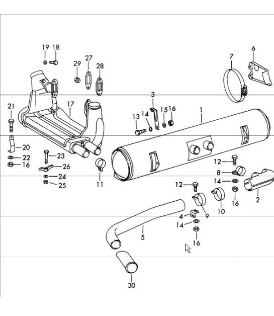 Diagram 202-15 Porsche Taycan (9J1) MK1 2020-2024 