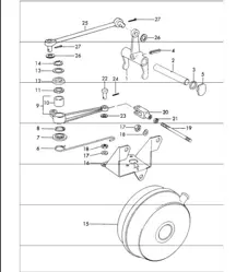 clutch release sportomatic for 911  L/S/TU UPTO 1968 and 911 T/E 1969 ONWARDS