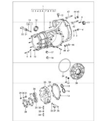 Ersatzgetriebe, Getriebegehäuse, Druckguss 911 ab 1969 Ersatzgetriebe, Getriebegehäuse, Druckguss 911 ab 1969