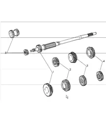 gear wheel sets 4-speed transmission 911 1965-69